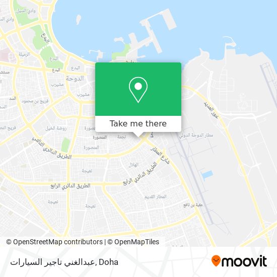 عبدالغني تاجير السيارات map