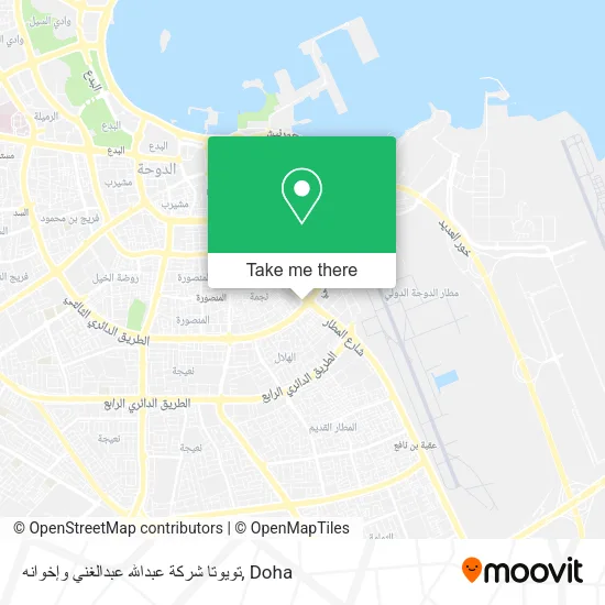 تويوتا شركة عبدالله عبدالغني وإخوانه map