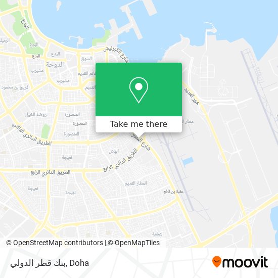 بنك قطر الدولي map