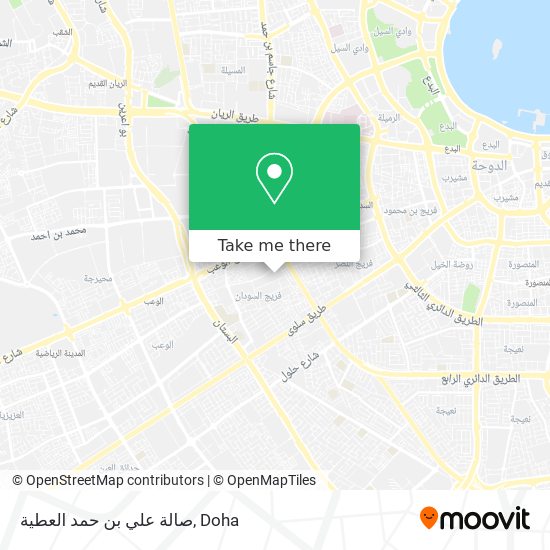 صالة علي بن حمد العطية map