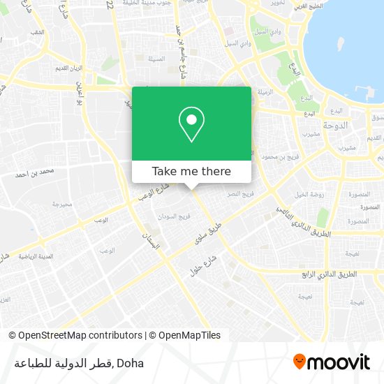قطر الدولية للطباعة map