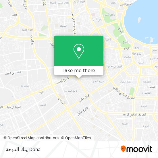 بنك الدوحة map