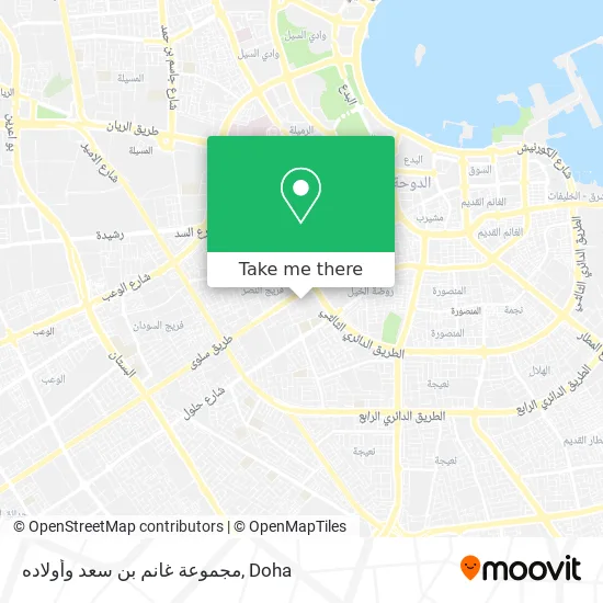 مجموعة غانم بن سعد وأولاده map