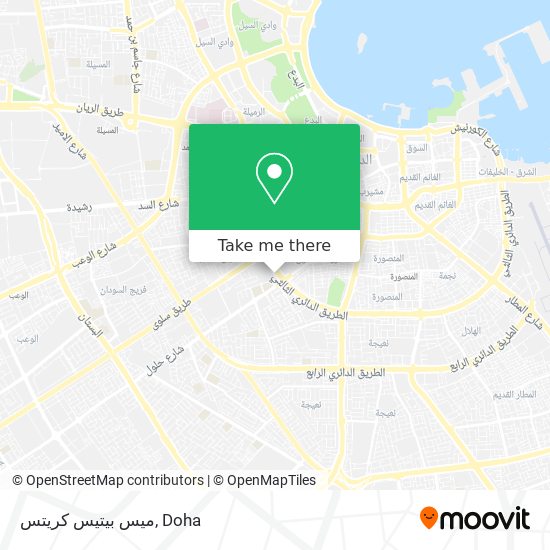 ميس بيتيس كريتس map