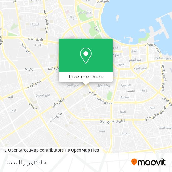 بربر اللبنانية map