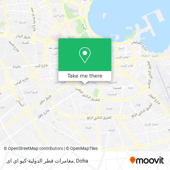 مغامرات قطر الدولية-كيو اي اى map