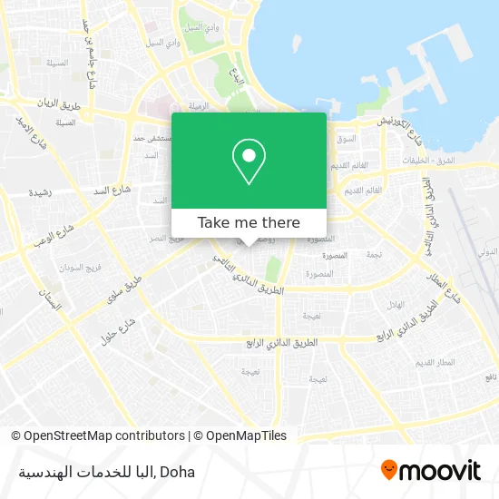 البا للخدمات الهندسية map