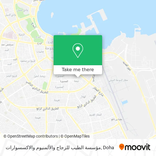 مؤسسة الطيب للزجاج والألمنيوم والاكسسوارات map