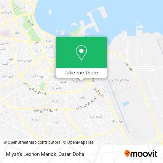 Miyah's Lechon Manok, Qatar map