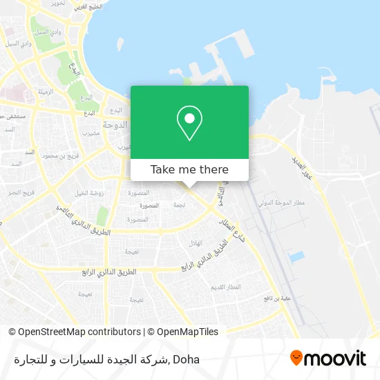 شركة الجيدة للسيارات و للتجارة map