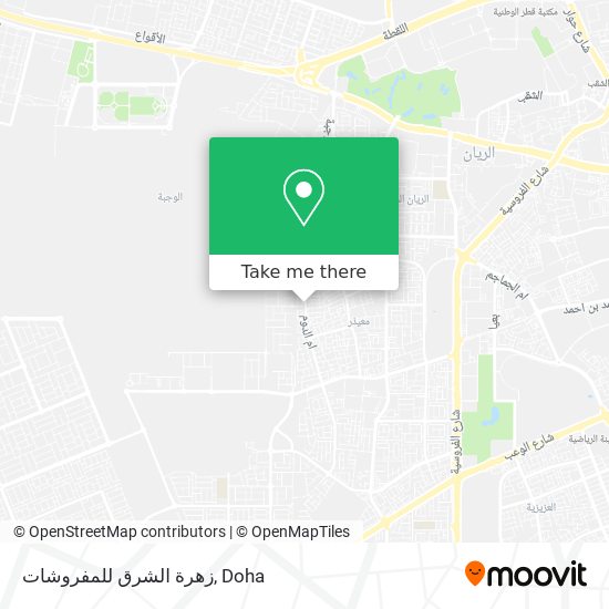 زهرة الشرق للمفروشات map