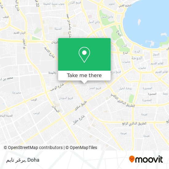 برغر تايم map