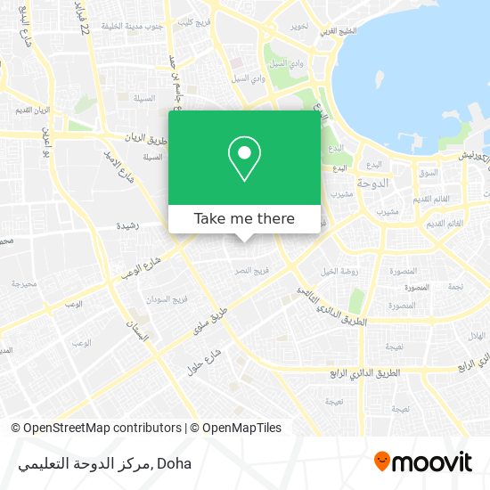مركز الدوحة التعليمي map