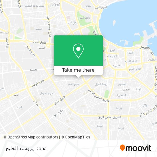 بروستد الخليج map