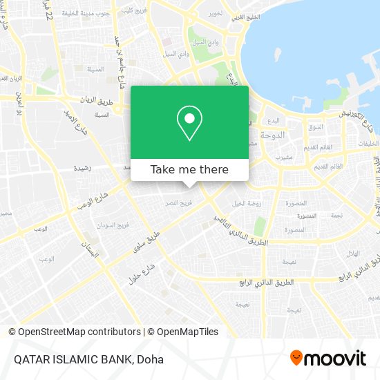 QATAR ISLAMIC BANK map