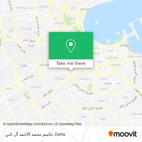 جاسم محمد الأحمد آل ثاني map