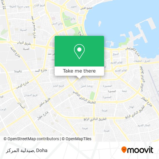 صيدلية المركز map