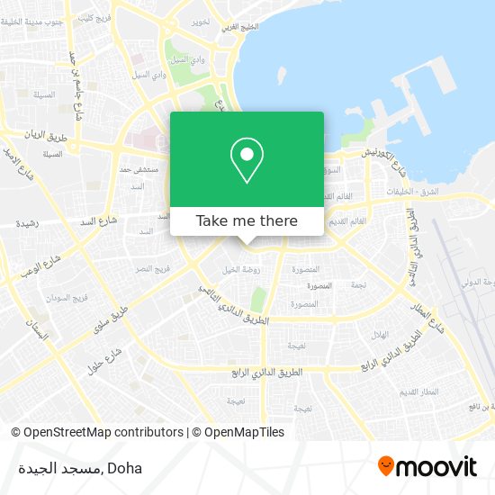 مسجد الجيدة map
