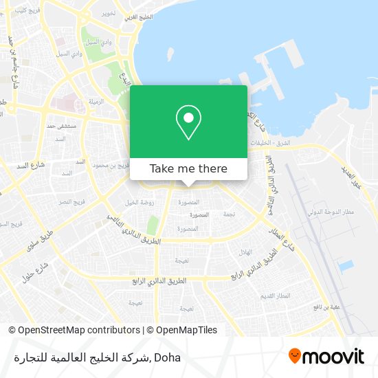 شركة الخليج العالمية للتجارة map