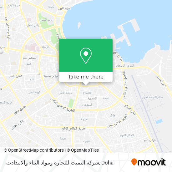 شركة التميت للتجارة ومواد البناء والامدادت map