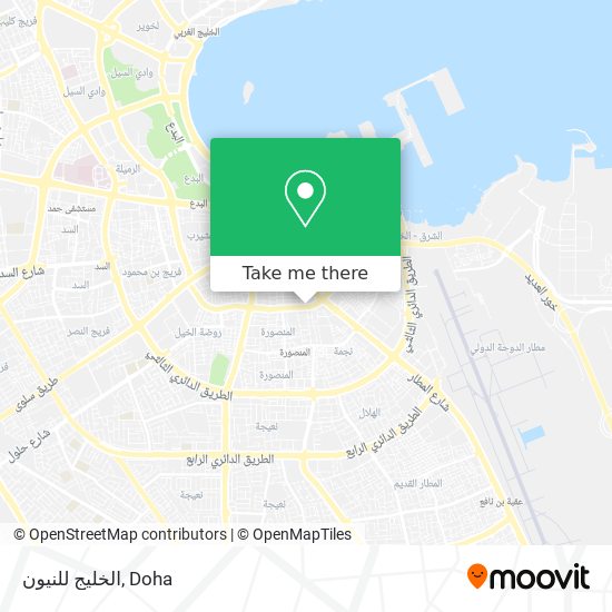 الخليج للنيون map