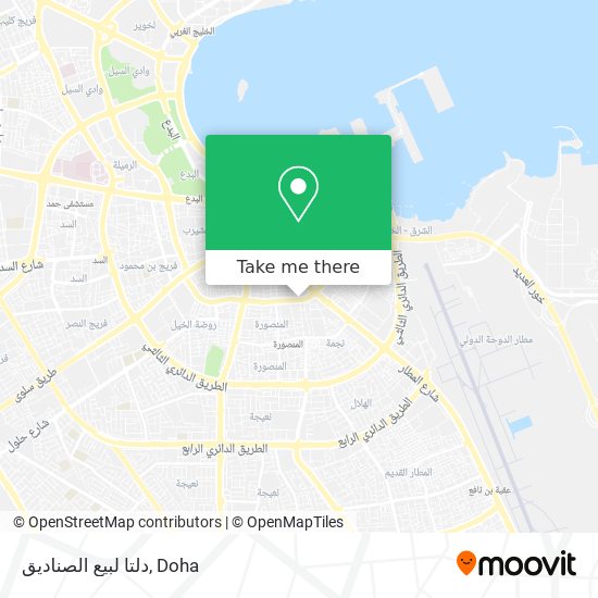 دلتا لبيع الصناديق map