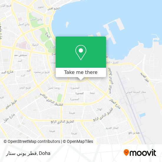 قطر يوني ستار map
