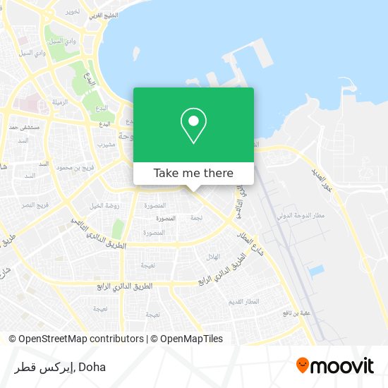 إيركس قطر map