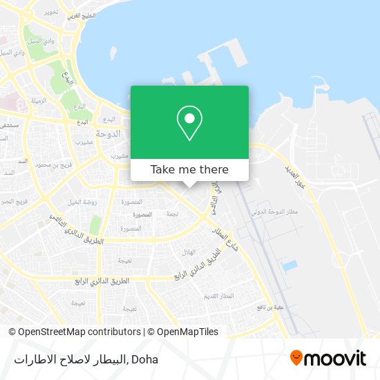 البيطار لاصلاح الاطارات map