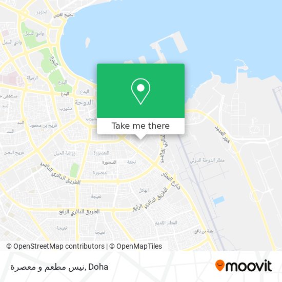 نيس مطعم و معصرة map