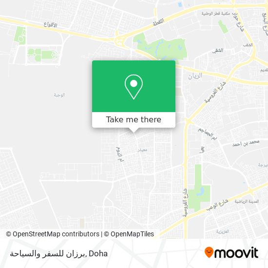 برزان للسفر والسياحة map