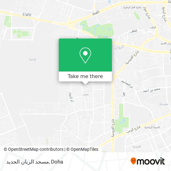 مسجد الريان الجديد map