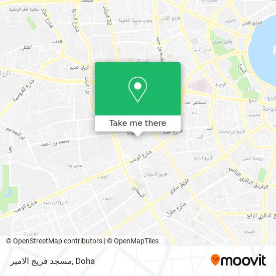 مسجد فريج الامير map