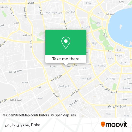 شنغهاي جاردن map