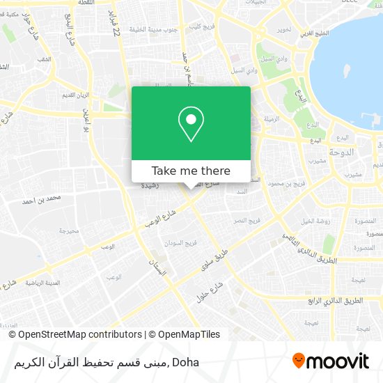 مبنى قسم تحفيظ القرآن الكريم map