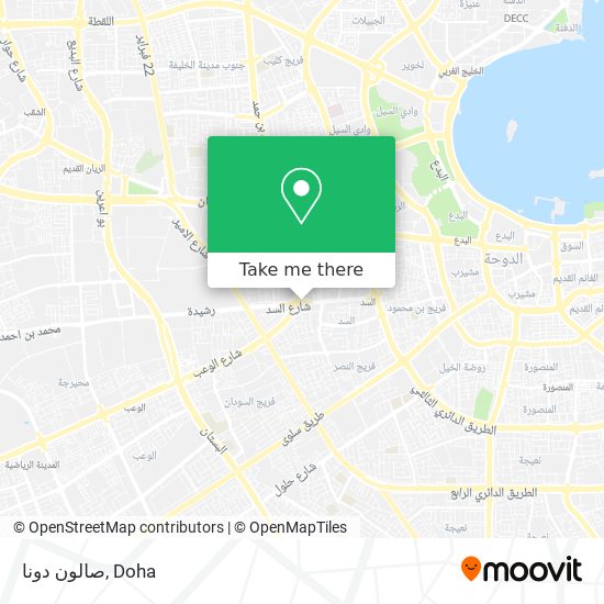 صالون دونا map