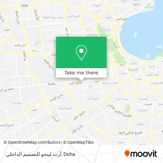 آرت لينجو للتصميم الداخلي map