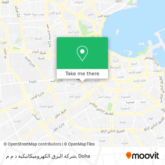شركة البرق الكهروميكانيكية ذ م م map