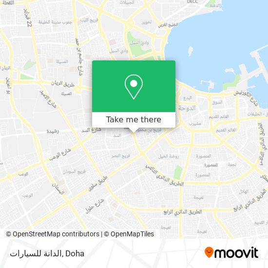 الدانة للسيارات map