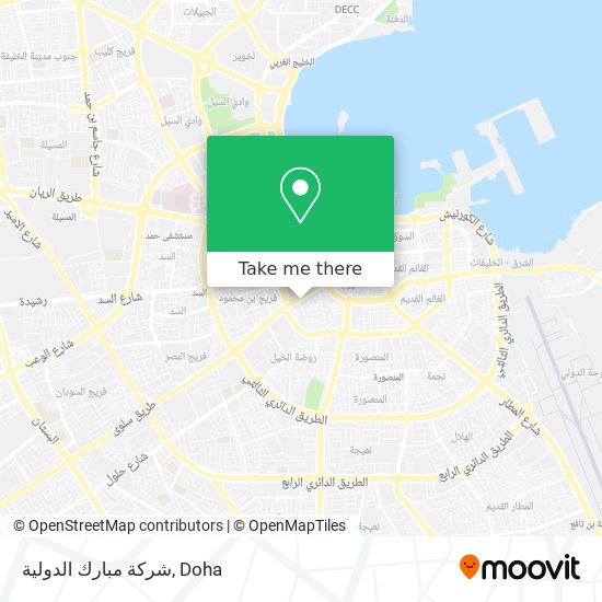 شركة مبارك الدولية map