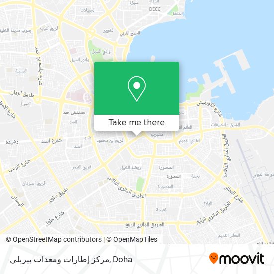 مركز إطارات ومعدات بيريلي map