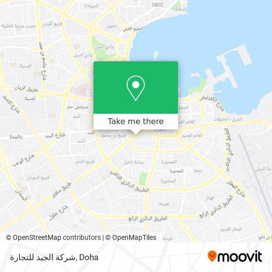 شركة الجيد للتجارة map