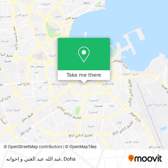 عبد الله عبد الغني و اخوانه map