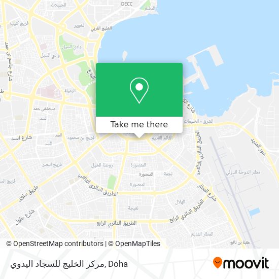 مركز الخليج للسجاد اليدوي map