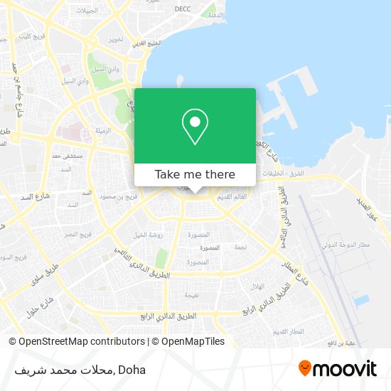 محلات محمد شريف map