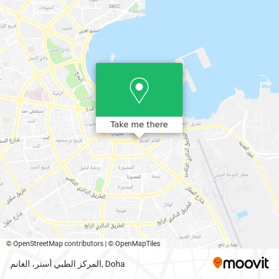 المركز الطبي أستر، الغانم map