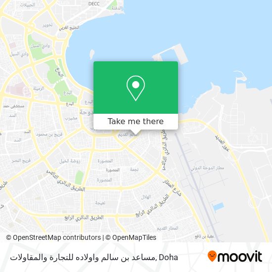 مساعد بن سالم واولاده للتجارة والمقاولات map