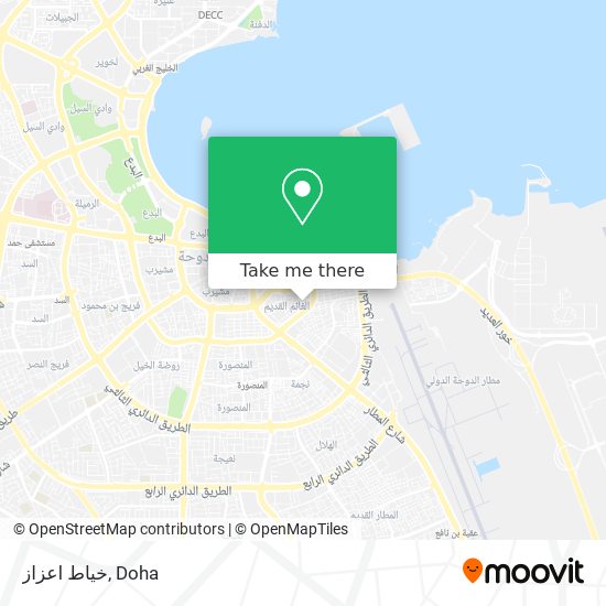 خياط اعزاز map