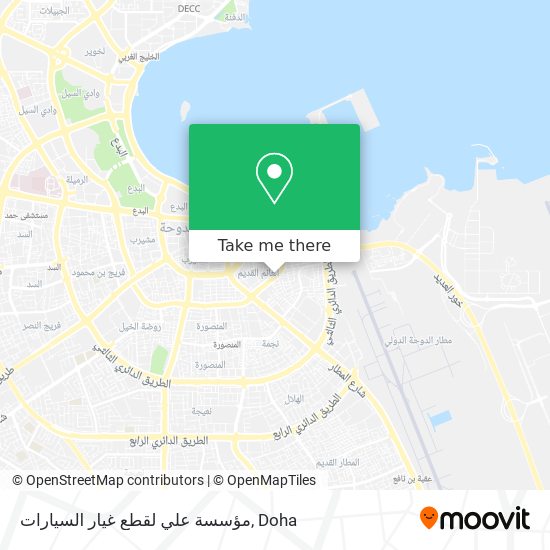 مؤسسة علي لقطع غيار السيارات map