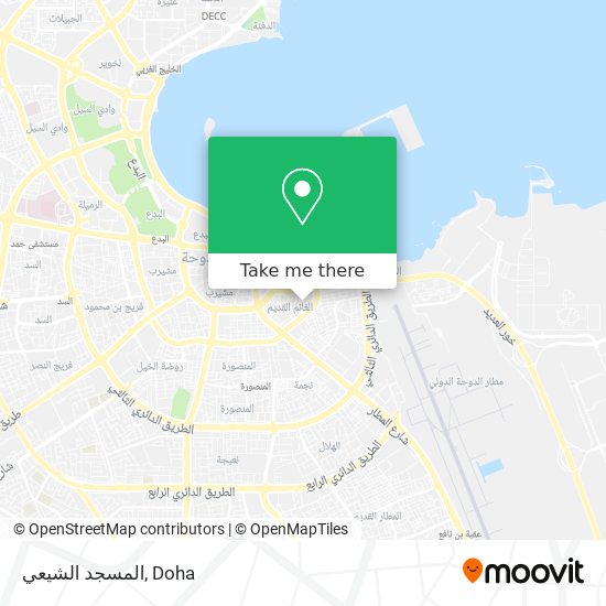 المسجد الشيعي map